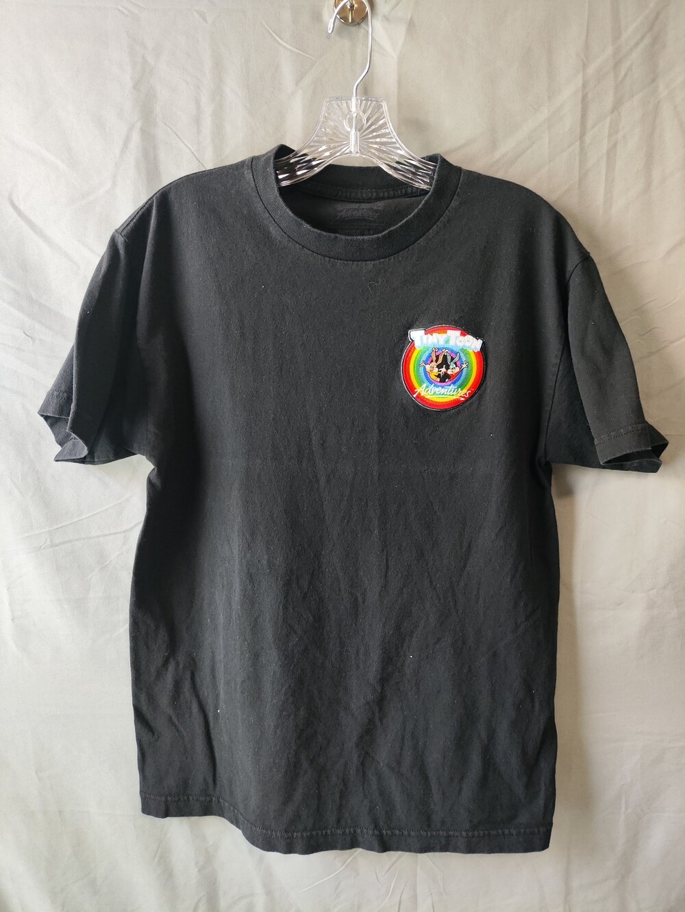 Vintage Tiny Toon Adventures Shirt Mens Medium Black Cartoon Graphic Tee 90s